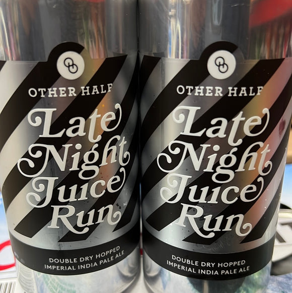 Other Half Late Night Juice Run DDH Imperial IPA 4x 16oz Cans