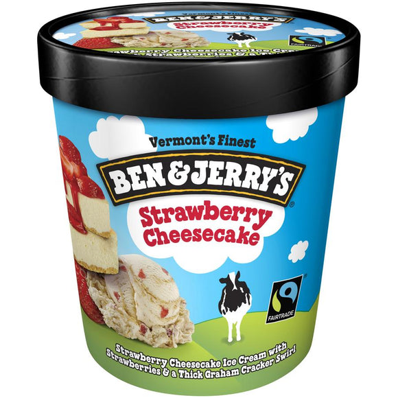 Ben & Jerry's Pint -- Strawberry Cheese Cake - Earth's Basket