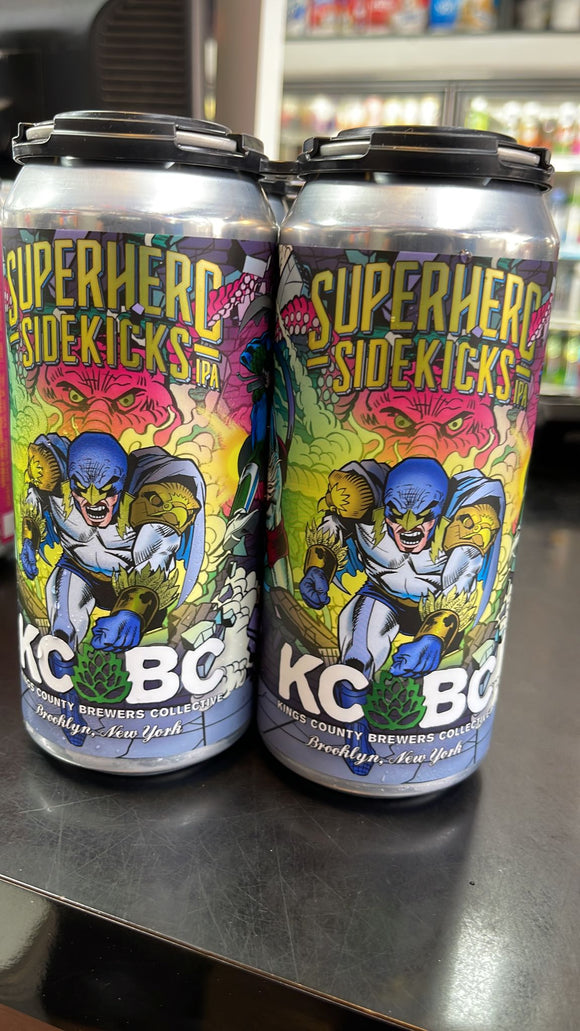 KCBC SuperHero Sidekicks 4 Pk 16 Oz Can