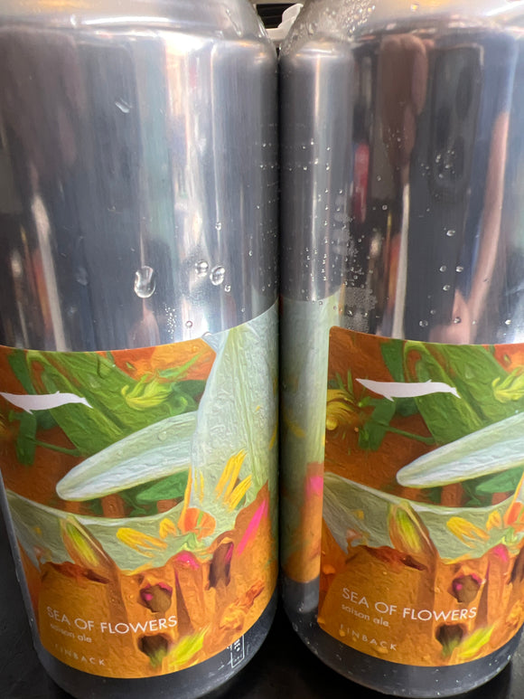 Finback Sea of Flowers Saison ale 4x 16oz Cans