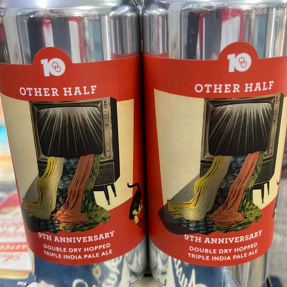 Other Half 9th Anniversary DDH Triple IPA 4x 16oz Cans