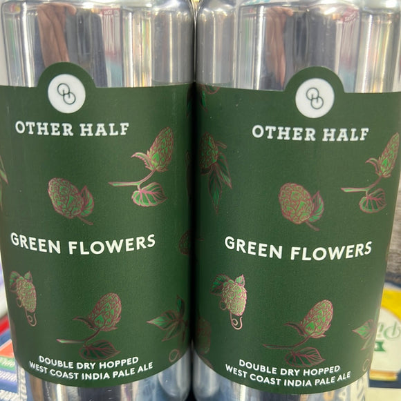 Other Half Green Flowers DDH West Coast I P A 4 x 16 Oz Can