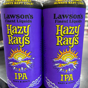 Lawson's Hazy Rays IPA 4 pk 16 Oz can