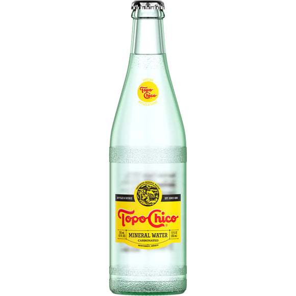 Topo Chico Mineral Water Glass Bottle, 12 fl oz