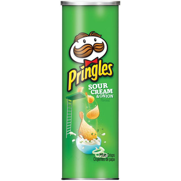 Pringles Sour Cream & Onion 5.5oz Can - Earth's Basket