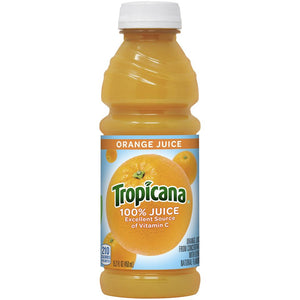 Tropicana 100% Juice Orange 15.2 Fl Oz Bottle