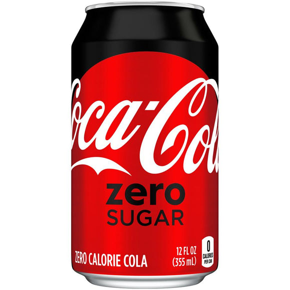 Coke ZERO Sugar 12 Oz Can - Earth's Basket