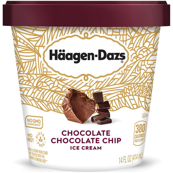 Haagen-Dazs Ice Cream - 14 oz -- Chocolate Chocolate Chip - Earth's Basket