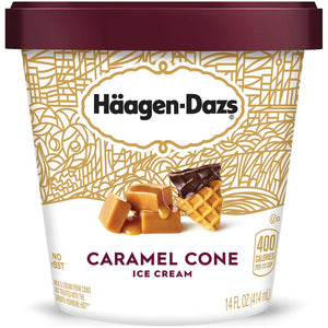 Haagen-Dazs Ice Cream - 14 oz -- Caramel Cone - Earth's Basket