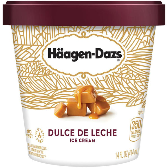 Haagen-Dazs Ice Cream - 14 oz -- Dulce De Leche - Earth's Basket