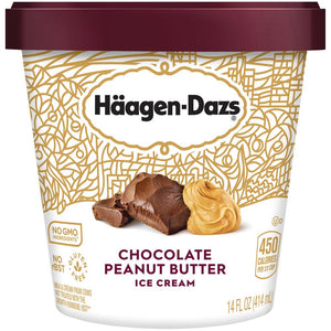 Haagen-Dazs Ice Cream - 14 oz -- Chocolate Peanut Butter - Earth's Basket
