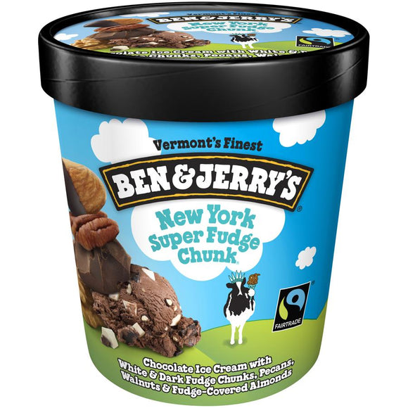 Ben & Jerry's Pint -- New York Super Fudge Chunk - Earth's Basket