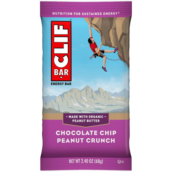 Cliff Bar 2.4 Oz -- 6 Pack -- Chocolate Chip Peanut Crunch - Earth's Basket
