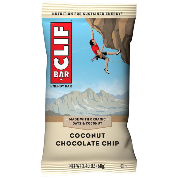Cliff Bar 2.4 Oz -- 6 Pack -- Coconut Chocolate Chip - Earth's Basket