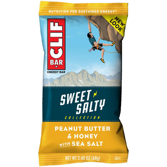 Cliff Bar 2.4 Oz -- 6 Pack -- Peanut Butter & Honey With Sea Salt - Earth's Basket