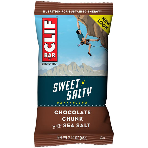 Cliff Bar 2.4 Oz -- 6 Pack -- Chocolate Chunk With Sea Salt - Earth's Basket