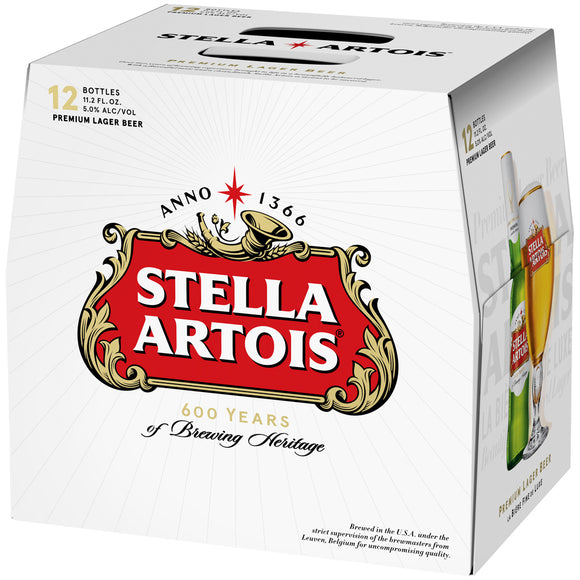Stella Artois® Lager, 12 Pack 11.2 fl. oz. Bottles