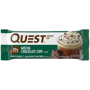 Quest Bar - 6 Pack - Mocha Chocolate Chip - Earth's Basket