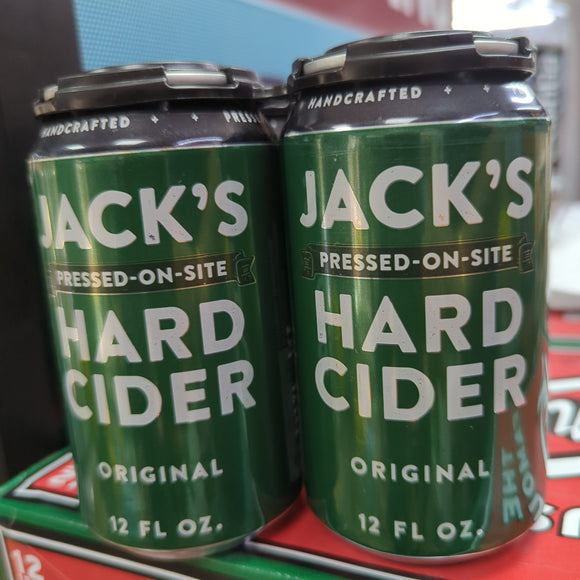 Jacks hard cider original 6pk 12oz