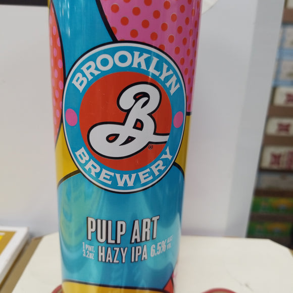 Brooklyn brewery pulp art hazy ipa 19 oz can