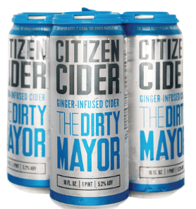 Citizen Cider The Dirty Mayor 4x 16oz Cans - Earth's Basket