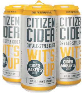 Citizen Cider Wits Up 4x 16oz Cans - Earth's Basket