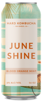 JuneShine Blood Orange Mint 6x 12oz Cans - Earth's Basket