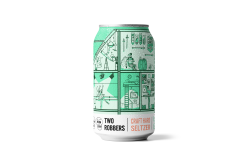 Two Robbers Hard Seltzer Cucumber Watermelon 6 x 12 Oz Can