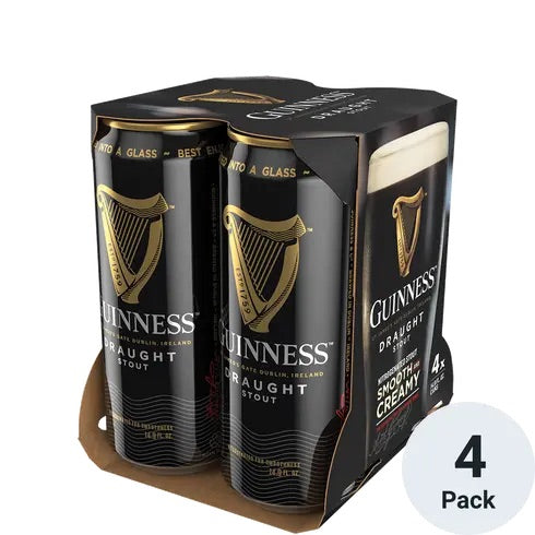 Guinness Draught 4 Pk 16.9 Oz Can
