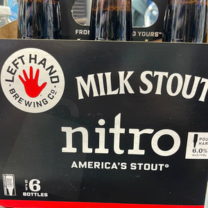 Left Hand Milk Stout Nitro 6 pk 12 Oz bottle