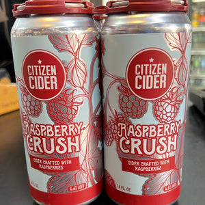 Citizen Cider raspberry crush4x 16oz Cans