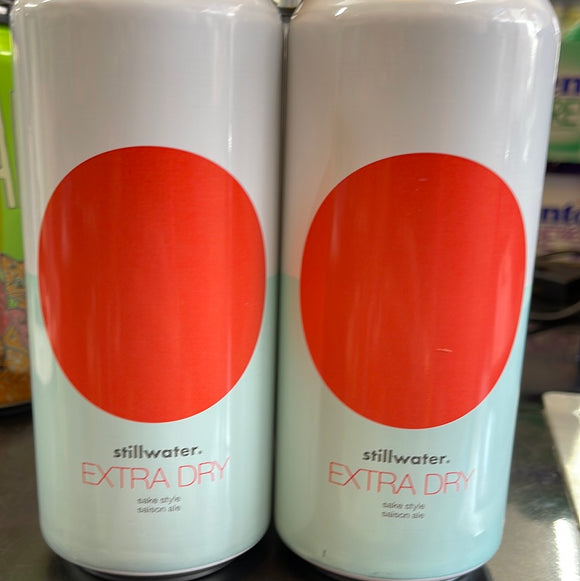 Stillwater Extra Dry sake style saison ale 4 Pk 16 Oz Can