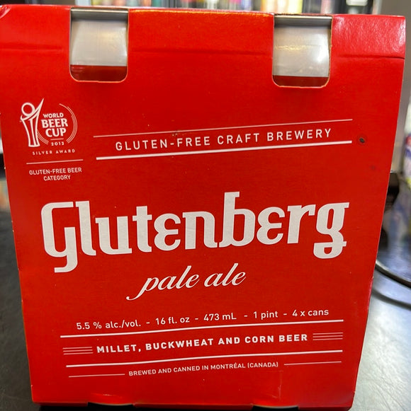 Glutenberg Pale Ale 4 Pk 16 Oz can
