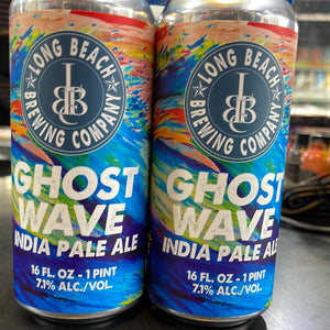 Long Beach Brewing Ghost wave IPA 4 Pk 16 Oz can