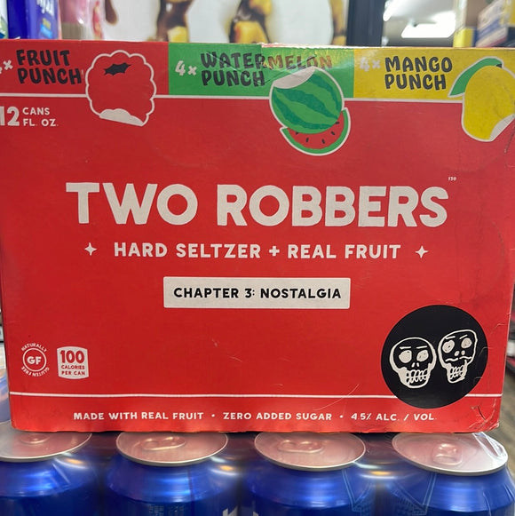Two Robbers Hard Seltzer Variety Pack Chapter 3 - 12 x 12 Oz Can