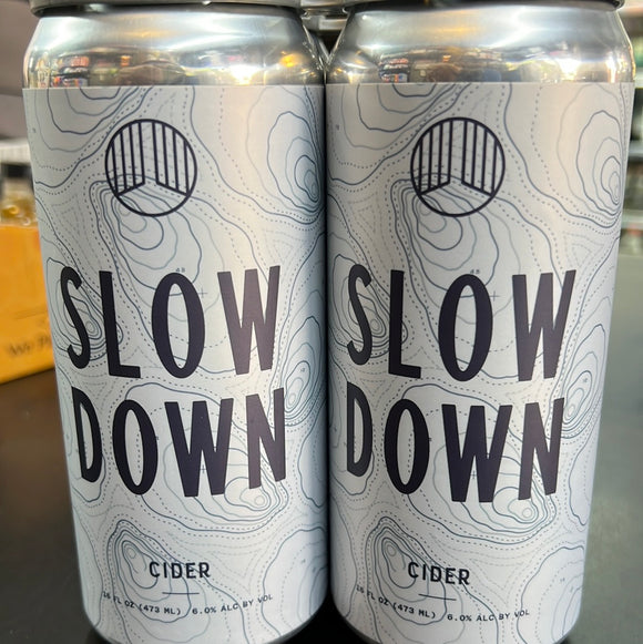 Cider  slow down4x 16oz Cans