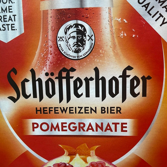 schofferhofer pomegranate 6pk 12oz bottel