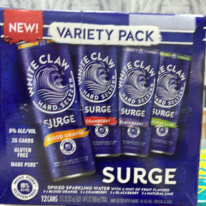 White Claw Hard Seltzer Variety Pack SURGE